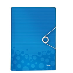 MAPA PLASTIC 6 COMPARTIMENTE ALBASTRU TIP PROIECT WOW LEITZ