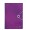 MAPA PLASTIC 6 COMPARTIMENTE MOV METALIZAT TIP PROIECT WOW LEITZ