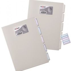 MAPA PLASTIC A4 5 COMPARTIMENTE SI INDEX TRANSPARENTA SNOPAKE