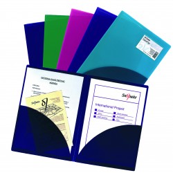 MAPA PLASTIC A4 CULORI ELECTRA ASORTATE POLYFILE TWIN SNOPAKE