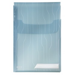 MAPA PLASTIC CU BURDUF 2CM ALBASTRA 3/SET COMBIFILE JUMBO LEITZ
