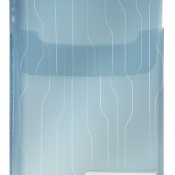 MAPA PLASTIC CU BURDUF 2CM ALBASTRA 3/SET COMBIFILE JUMBO LEITZ