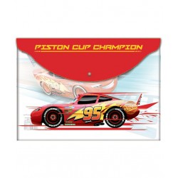 MAPA PLASTIC CU BUTON A4 CARS 3 PIGNA