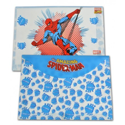 MAPA PLASTIC CU BUTON A4 SPIDERMAN PIGNA