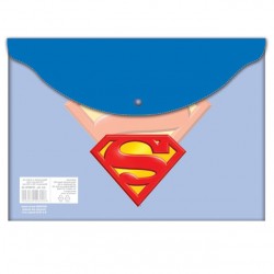 MAPA PLASTIC CU BUTON A4 SUPERMAN PIGNA