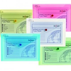 MAPA PLASTIC CU BUTON A5 CULORI CLASICE ASORTATE POLYFILE SNOPAK