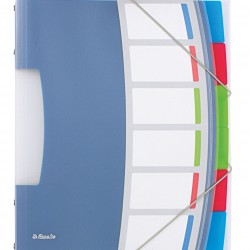 MAPA PLASTIC CU ELASTIC 6 COMPARTIMENTE VIVIDA ESSELTE