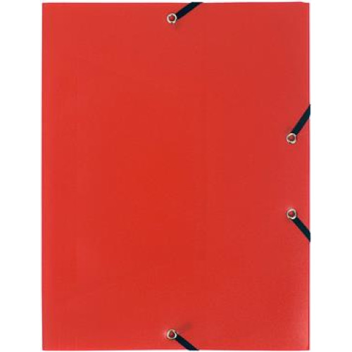 MAPA PLASTIC CU ELASTIC A4 ROSU EXACOMPTA
