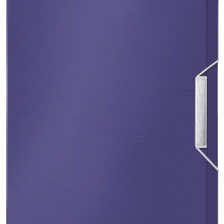 MAPA PLASTIC CU ELASTIC CU BURDUF 30MM ALBASTRU-VIOLET  LEITZ