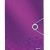 MAPA PLASTIC CU ELASTIC MOV METALIZAT WOW LEITZ