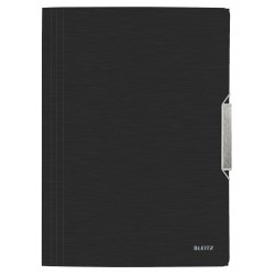 MAPA PLASTIC CU ELASTIC NEGRU SATIN STYLE LEITZ