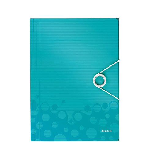MAPA PLASTIC CU ELASTIC TURCOAZ METALIZAT WOW LEITZ