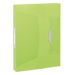 MAPA PLASTIC CU ELASTIC VERDE JUMBO VIVIDA ESSELTE