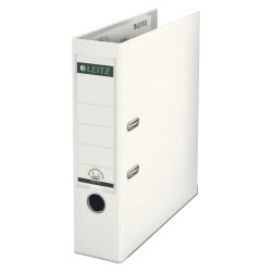 BIBLIORAFT PLASTIFIAT 8CM 180GRADE ALB LEITZ