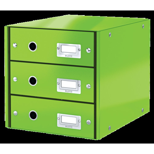 CABINET 3 SERTARE VERDE CLICK&STORE LEITZ