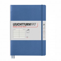 CAIET A5 DR COP. FLEXIBILA ALBASTRU DENIM PASTEL LEUCHTTURM