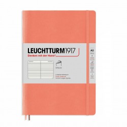 CAIET A5 DR COP. FLEXIBILA PORTOCALIU PASTEL LEUCHTTURM