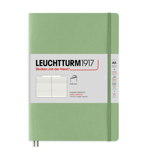 CAIET A5 DR COP. FLEXIBILA VERNIL PASTEL LEUCHTTURM