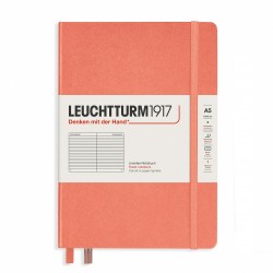 CAIET A5 DR COP. RIGIDA PORTOCALIU PASTEL LEUCHTTURM