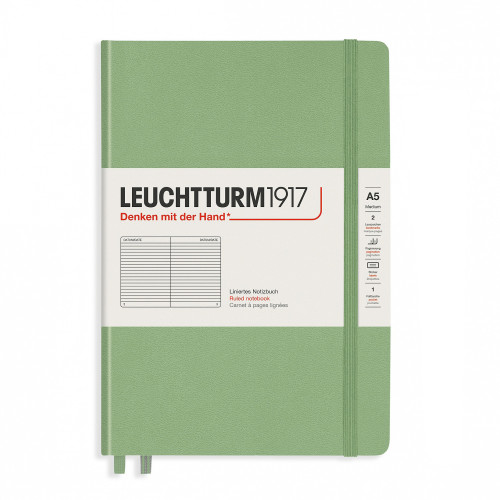 CAIET A5 DR COP. RIGIDA VERNIL PASTEL LEUCHTTURM