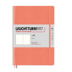 CAIET A5 VELIN COP. FLEXIBILA PORTOCALIU PASTEL LEUCHTTURM