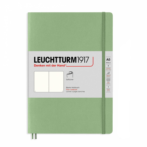CAIET A5 VELIN COP. FLEXIBILA VERNIL PASTEL LEUCHTTURM