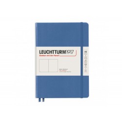 CAIET A5 VELIN COP. RIGIDA ALBASTRU DENIM PASTEL LEUCHTTURM