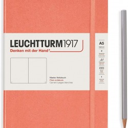CAIET A5 VELIN COP. RIGIDA PORTOCALIU PASTEL LEUCHTTURM