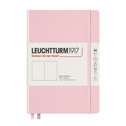CAIET A5 VELIN COP. RIGIDA ROZ PASTEL LEUCHTTURM