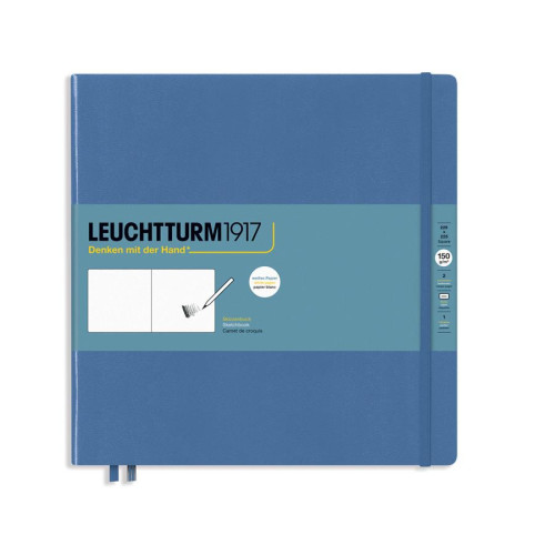 CAIET SCHITE 225*225MM 150G ALBASTRU DENIM LEUCHTTURM