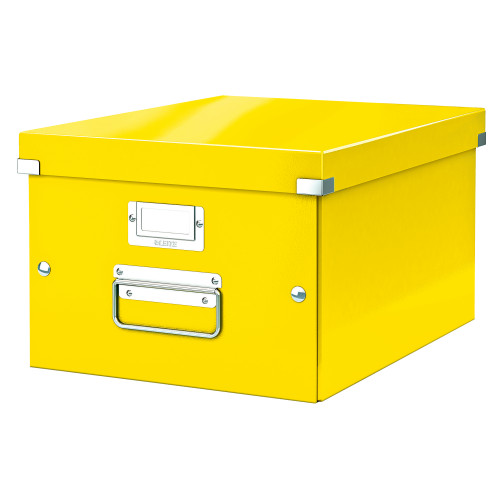 CUTIE DEPOZITARE MEDIE GALBENA CLICK&STORE LEITZ