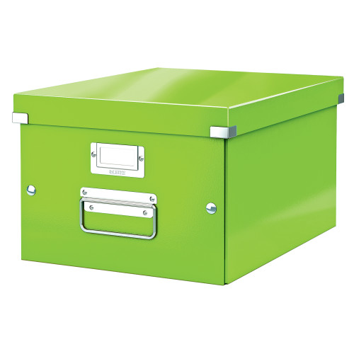 CUTIE DEPOZITARE MEDIE VERDE CLICK&STORE LEITZ
