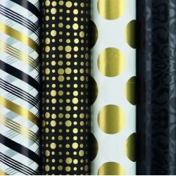 HARTIE AMBALAJ ROLA 70CM X 2M TOUCH OF GOLD ROTOLUX