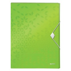 MAPA PLASTIC CU BURDUF 30MM VERDE WOW LEITZ