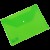 MAPA PLASTIC CU BUTON A4 VERDE DELI