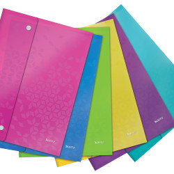 MAPA PROTECTIE A4 PP CU CAPSE DIVERSE CULORI WOW LEITZ