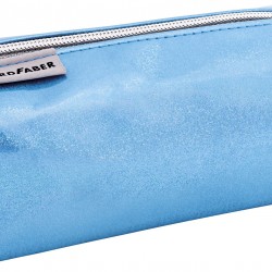 PENAR ETUI TUBULAR GLITTER ALBASTRU EBERHARD FABER