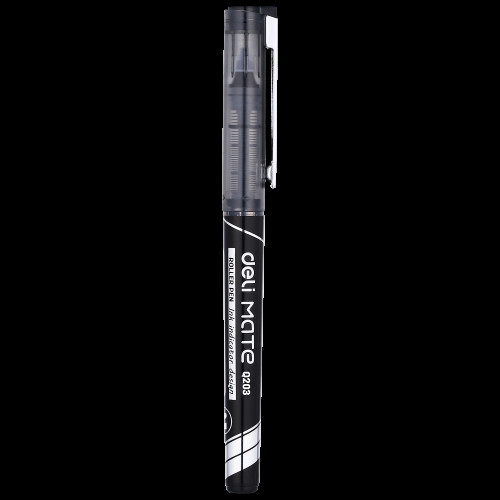 ROLLER FREE INK 0.7MM NEGRU DELI