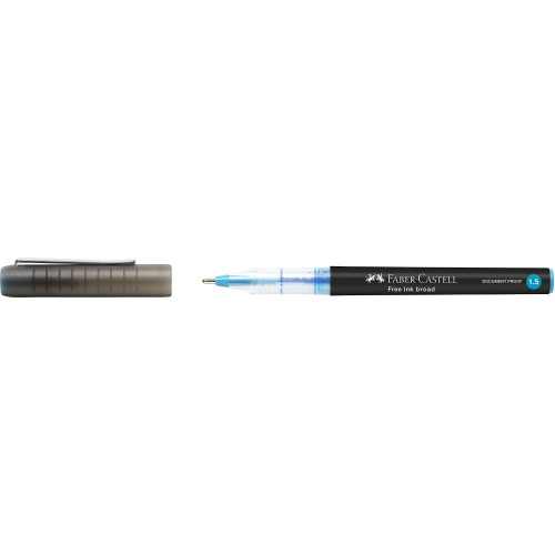 ROLLER FREE INK 1.5MM BLEU FABER-CASTELL