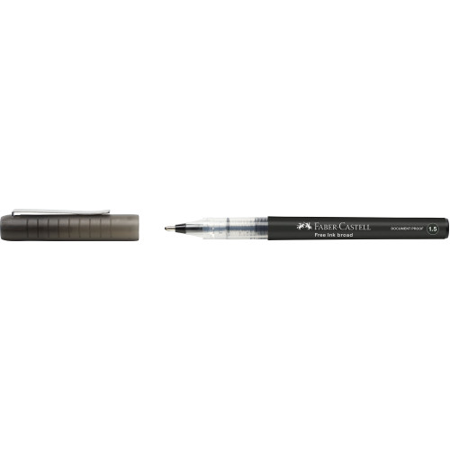 ROLLER FREE INK 1.5MM NEGRU FABER-CASTELL