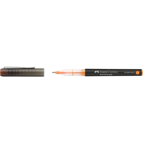 ROLLER FREE INK 1.5MM PORTOCALIU FABER-CASTELL
