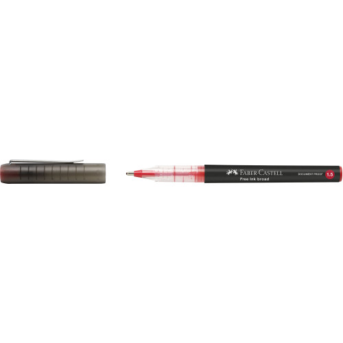 ROLLER FREE INK 1.5MM ROSU FABER-CASTELL