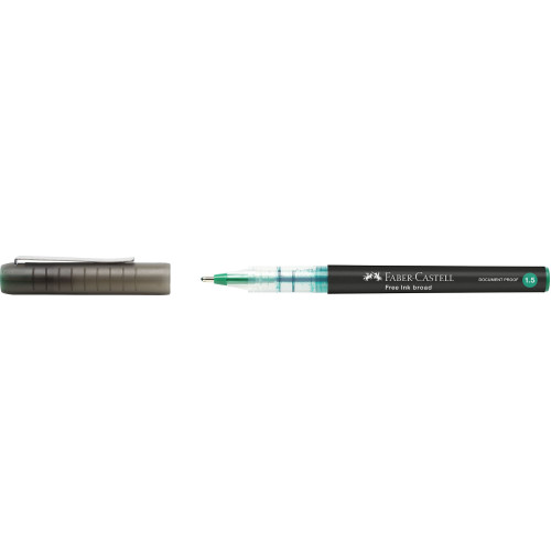 ROLLER FREE INK 1.5MM VERDE FABER-CASTELL