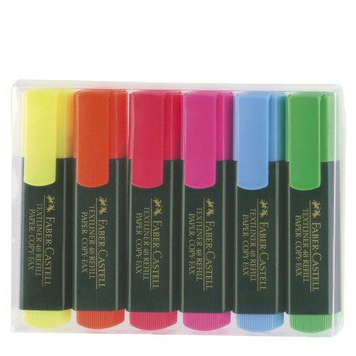 TEXTMARKER SET 6 1548 FABER-CASTELL