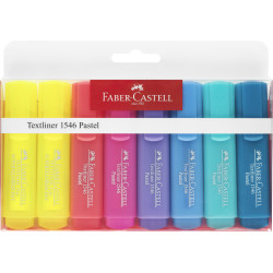 TEXTMARKER SET 8 (6 PASTEL + 2 GALBEN) 1546 FABER-CASTELL