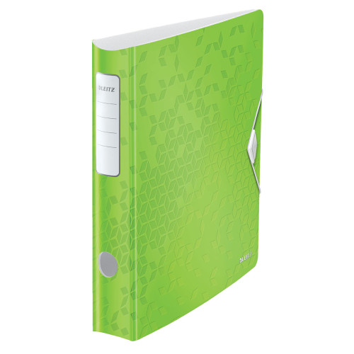 BIBLIORAFT PLASTIFIAT 5CM 180GRADE VERDE ACTIVE WOW LEITZ