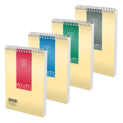 BLOC NOTES SPIRA A6 60F VELIN STYLE PIGNA