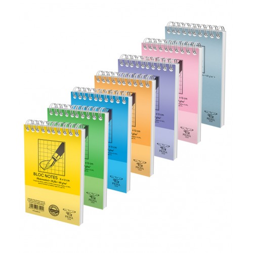 BLOC NOTES SPIRA A7 50F AR BASIC PIGNA