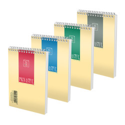BLOC NOTES SPIRA A7 60F VELIN STYLE PIGNA