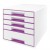 CABINET 5 SERTARE ALB/MOV WOW LEITZ